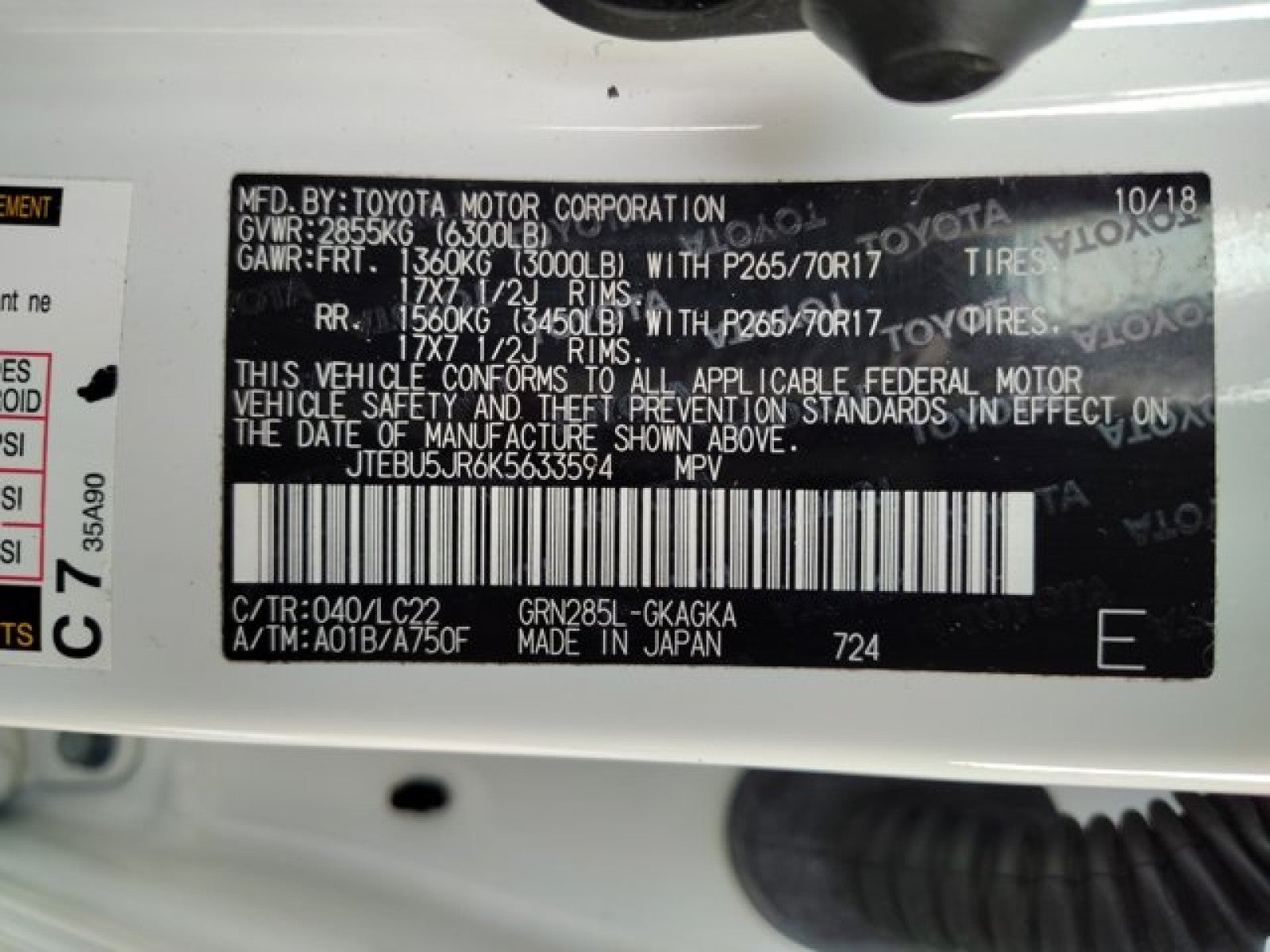 2019 Toyota 4Runner TRD Off Road Premium