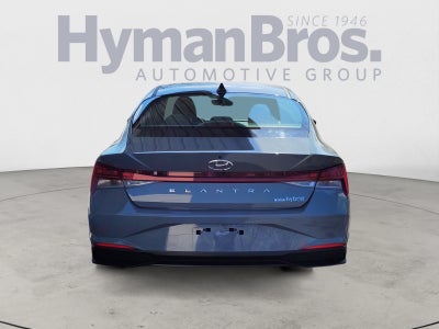2022 Hyundai Elantra Hybrid Blue