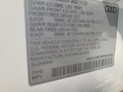 2023 Audi Q7 Premium Plus
