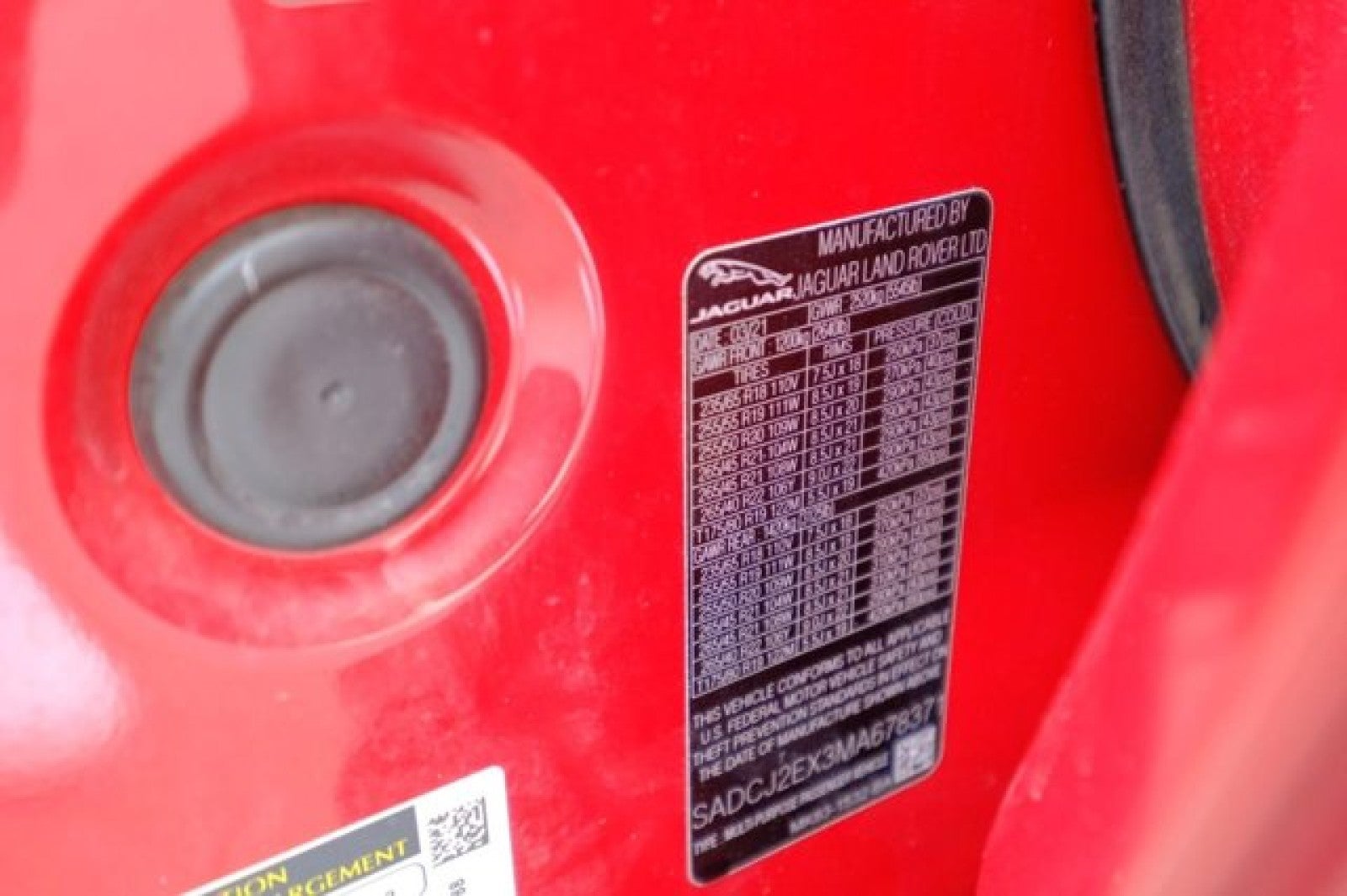 2021 Jaguar F-PACE S