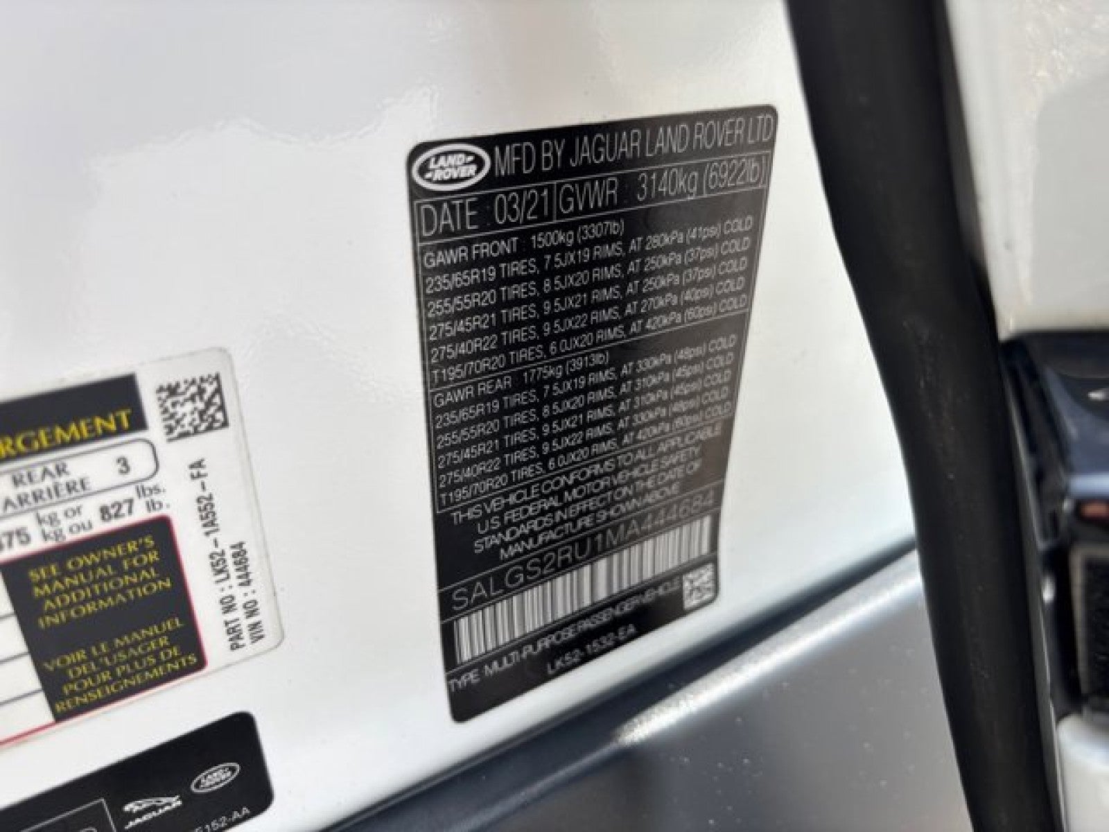 2021 Land Rover Range Rover Westminster