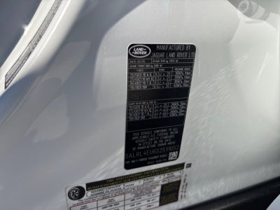 2025 Land Rover Discovery Dynamic SE