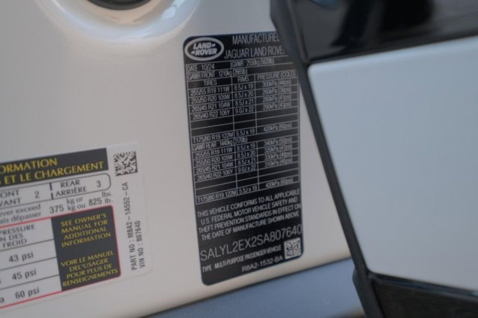 2025 Land Rover Range Rover Velar Dynamic SE