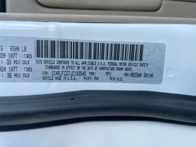 2018 Jeep Grand Cherokee Overland