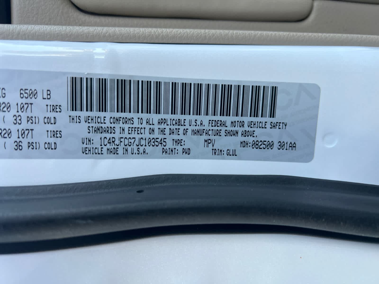 2018 Jeep Grand Cherokee Overland