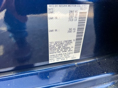 2023 Nissan Altima 2.5 SR