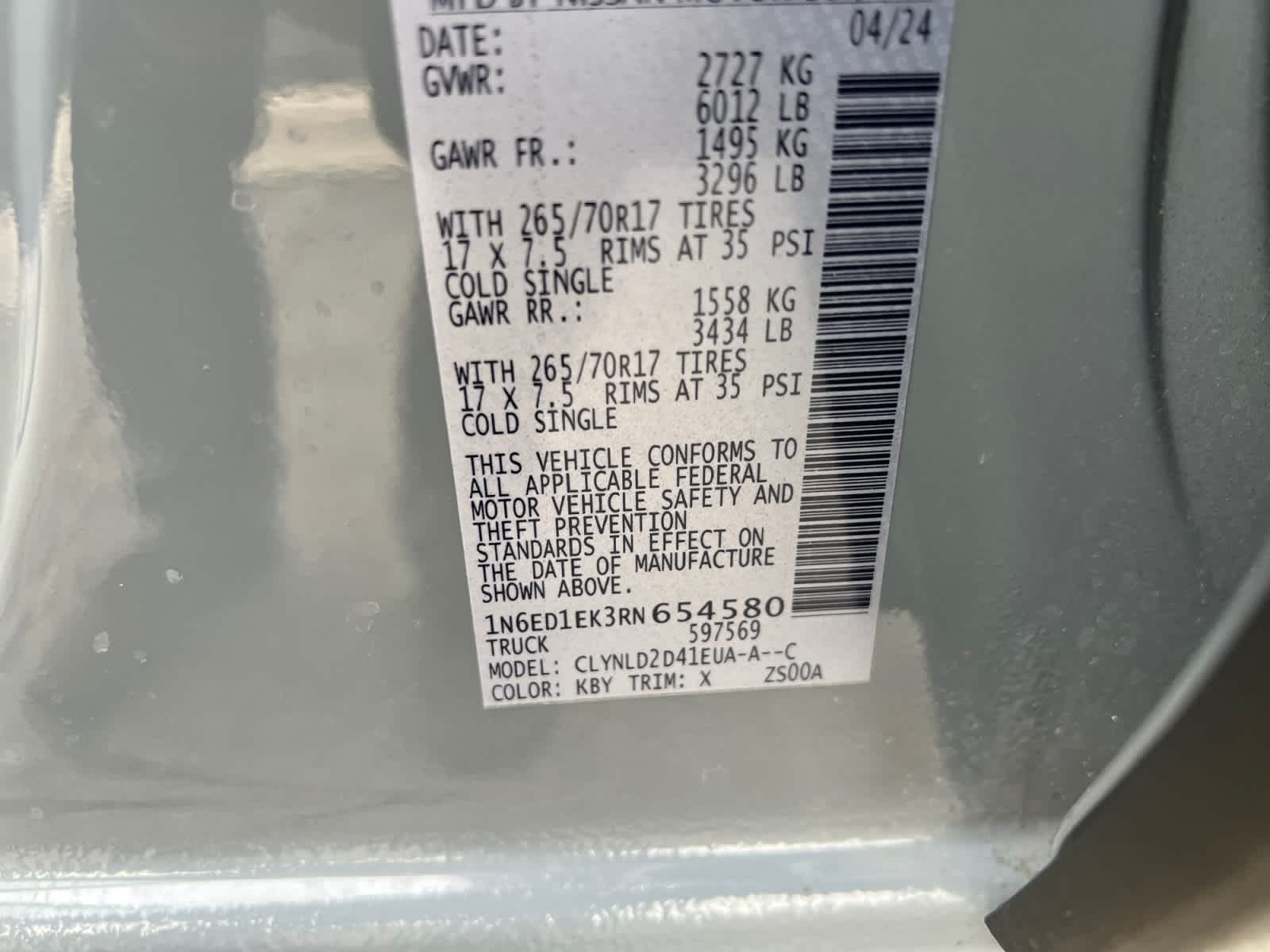 2024 Nissan Frontier PRO-4X