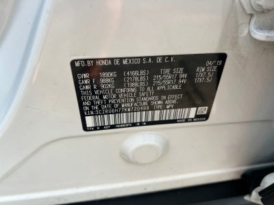 2019 Honda HR-V EX-L