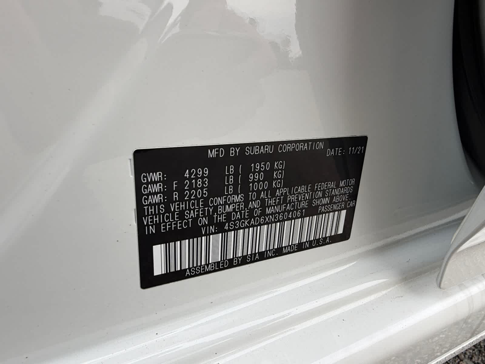 2022 Subaru Impreza Premium