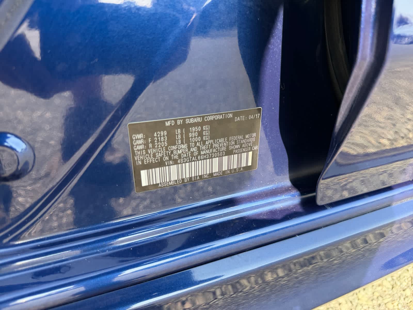 2017 Subaru Impreza Sport