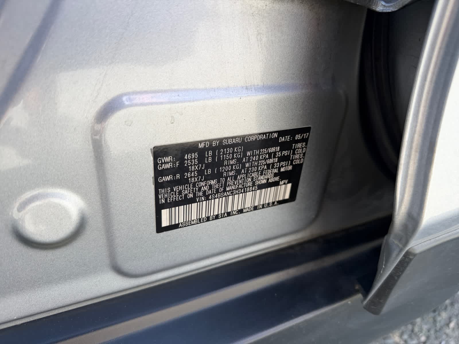 2017 Subaru Outback Limited