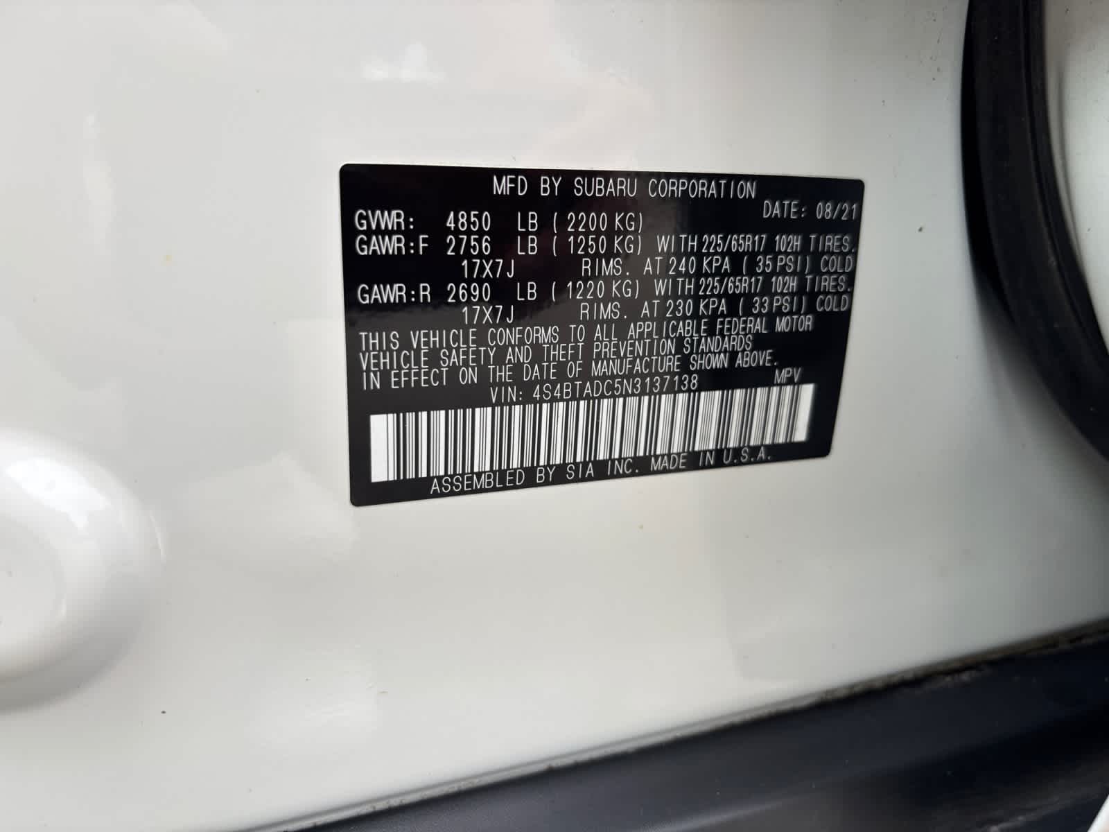 2022 Subaru Outback Premium