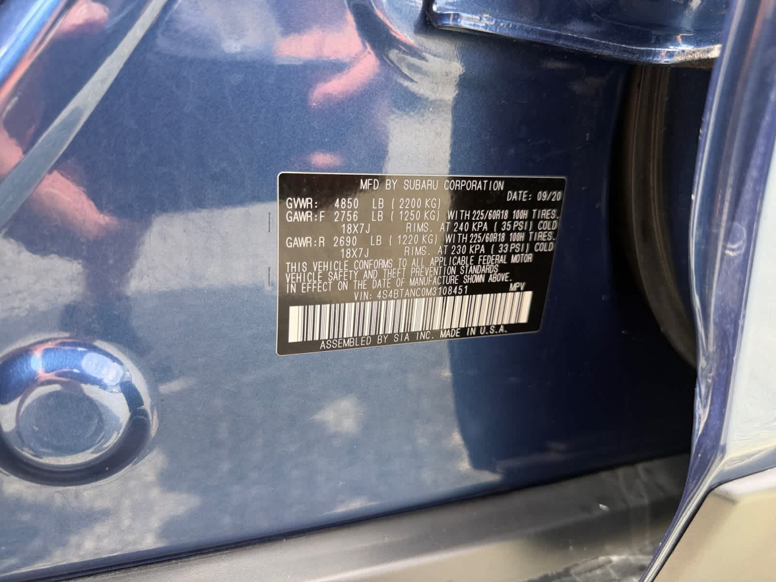2021 Subaru Outback Limited