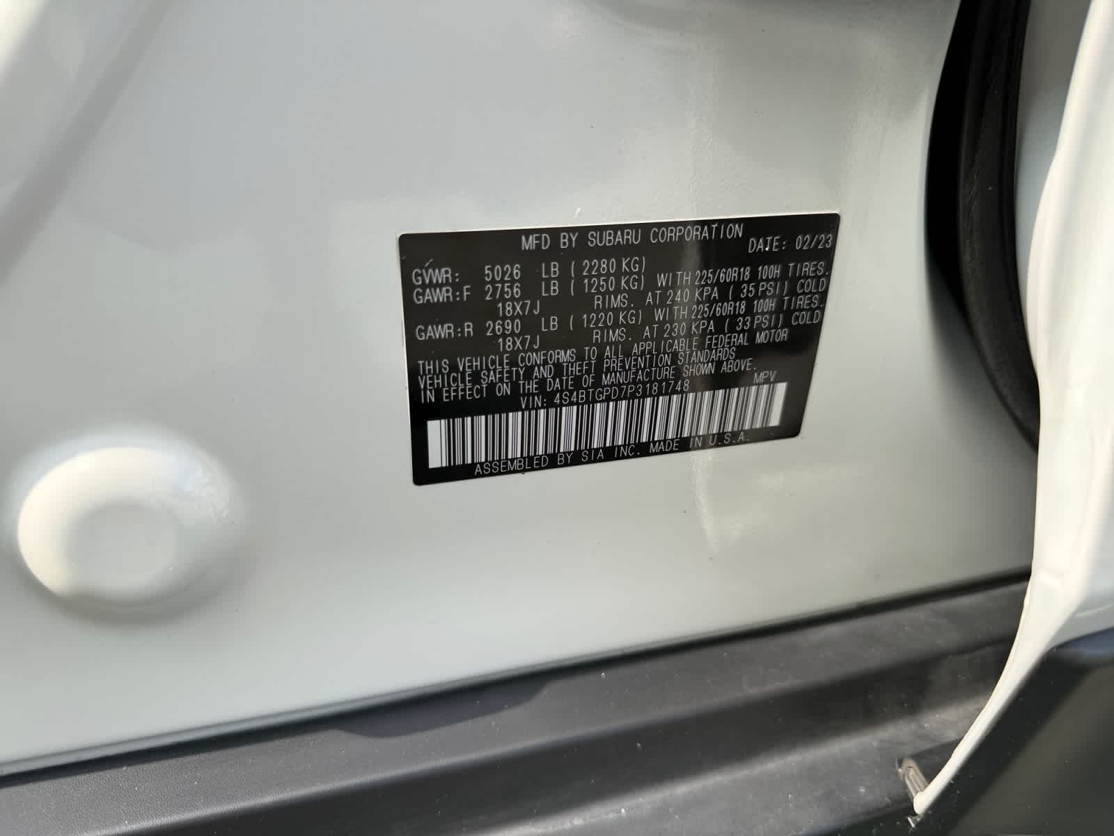 2023 Subaru Outback Touring XT