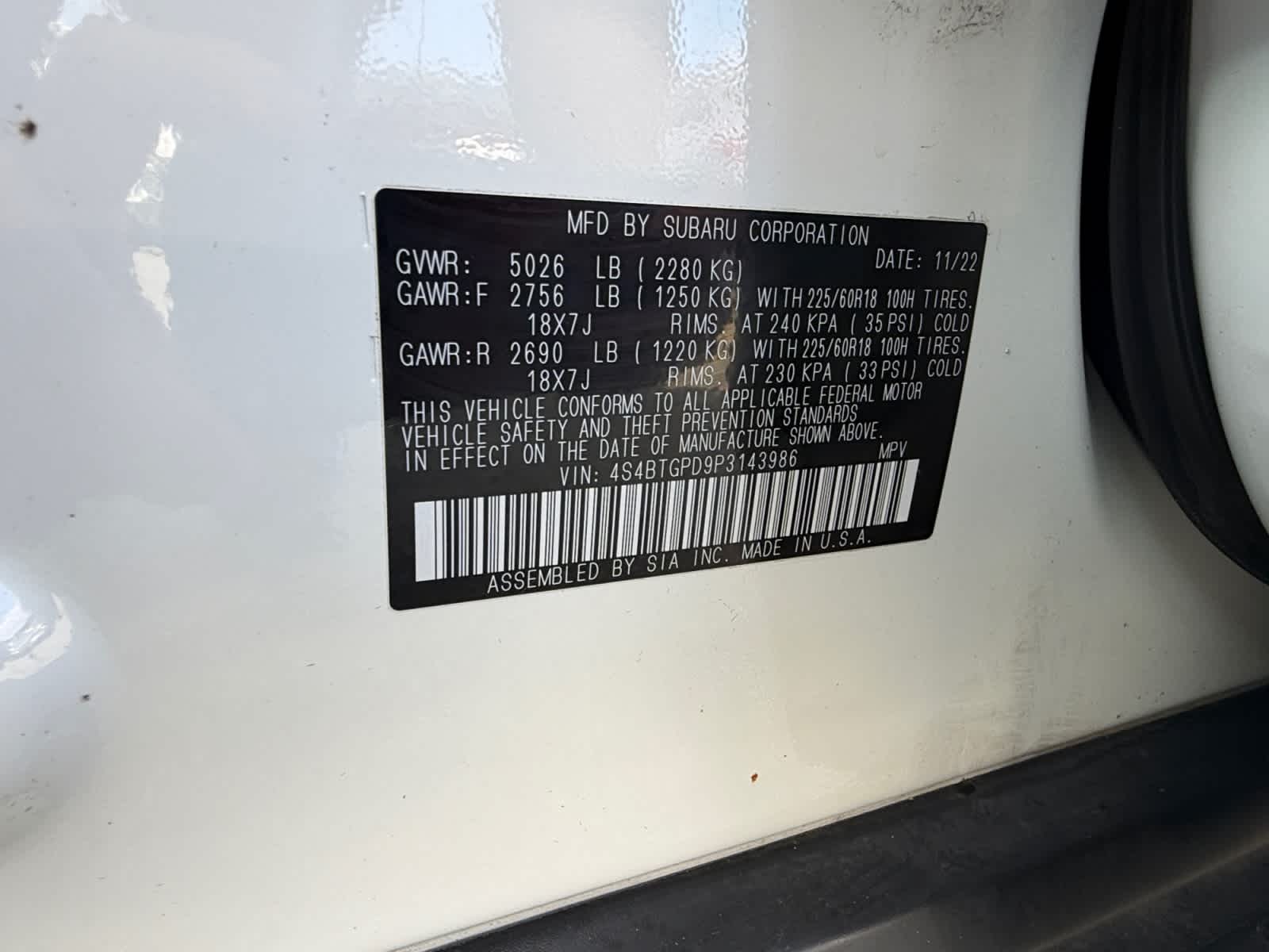 2023 Subaru Outback Touring XT