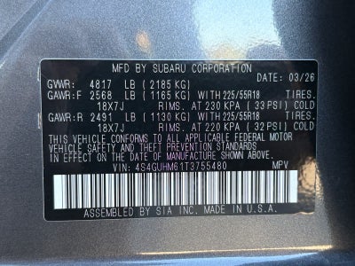 2026 Subaru Crosstrek Limited