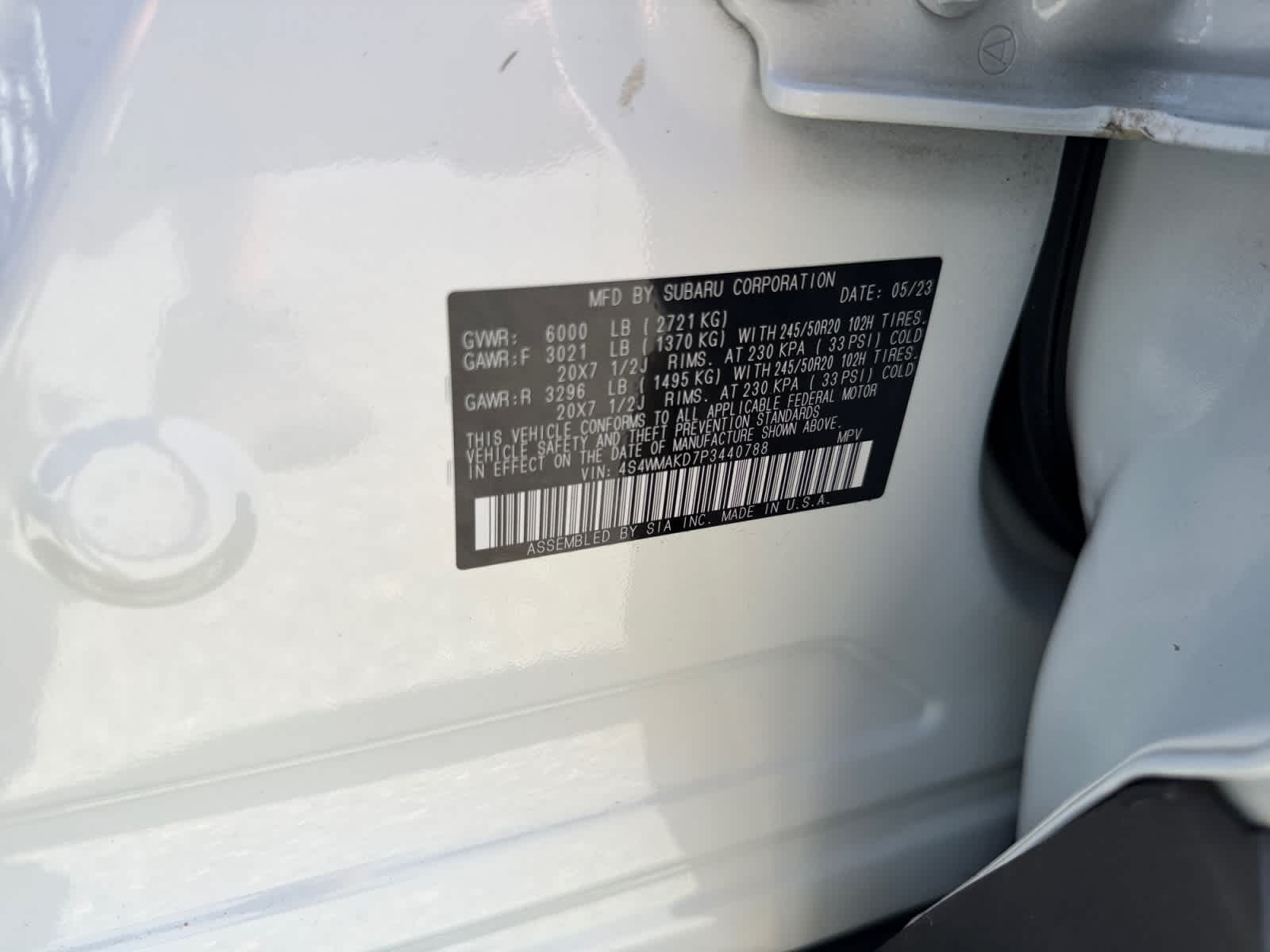 2023 Subaru Ascent Onyx Edition Limited