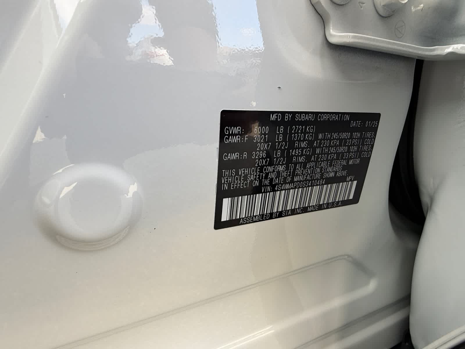 2025 Subaru Ascent Limited