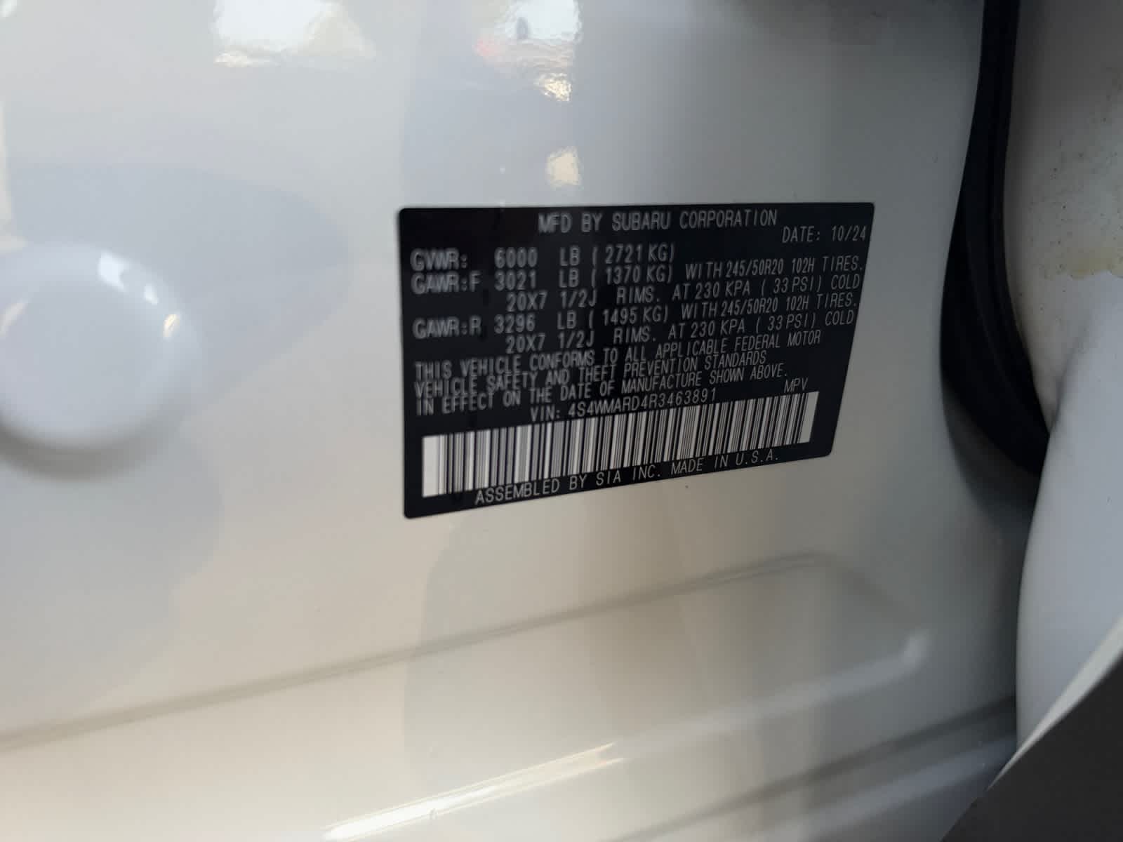 2024 Subaru Ascent Limited