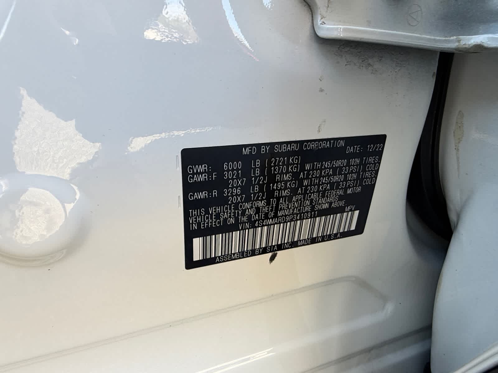 2023 Subaru Ascent Limited