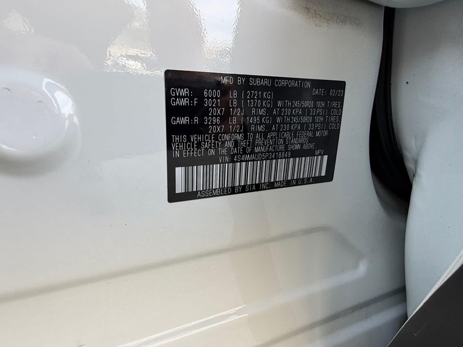 2023 Subaru Ascent Limited