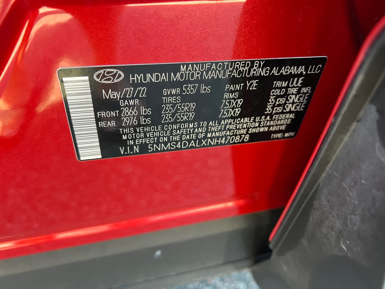 2022 Hyundai Santa Fe Limited