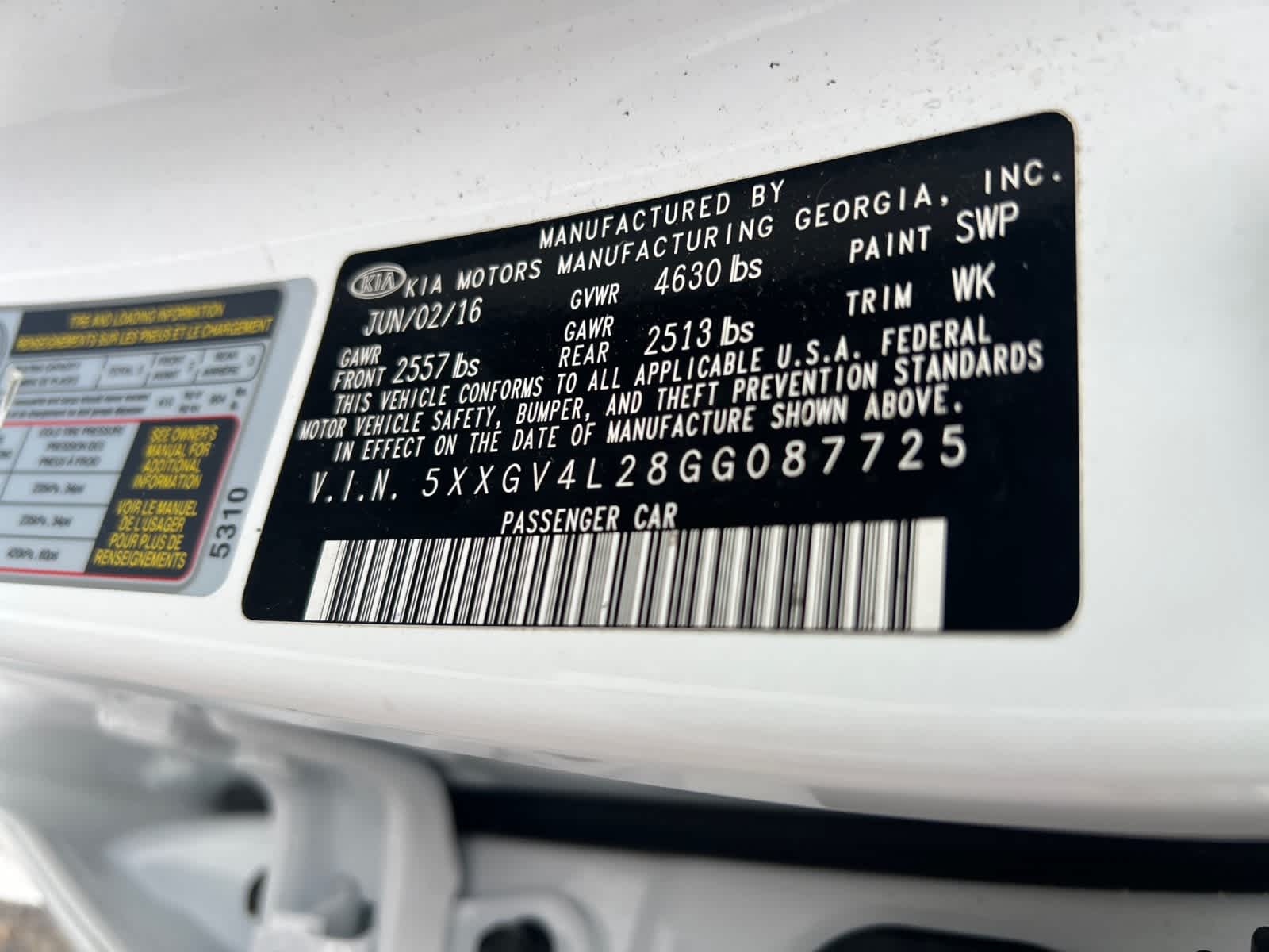 2016 Kia Optima SXL Turbo