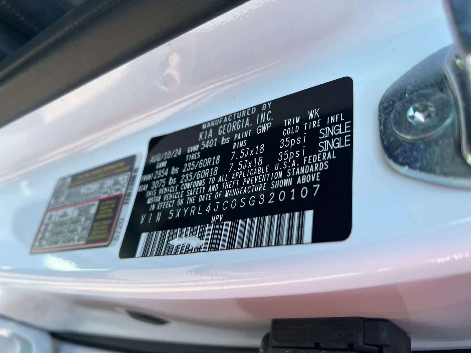 2025 Kia Sorento S