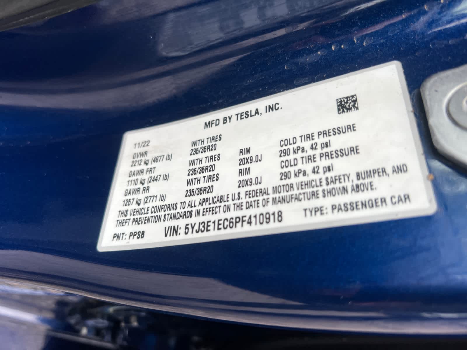 2023 Tesla Model 3 Performance