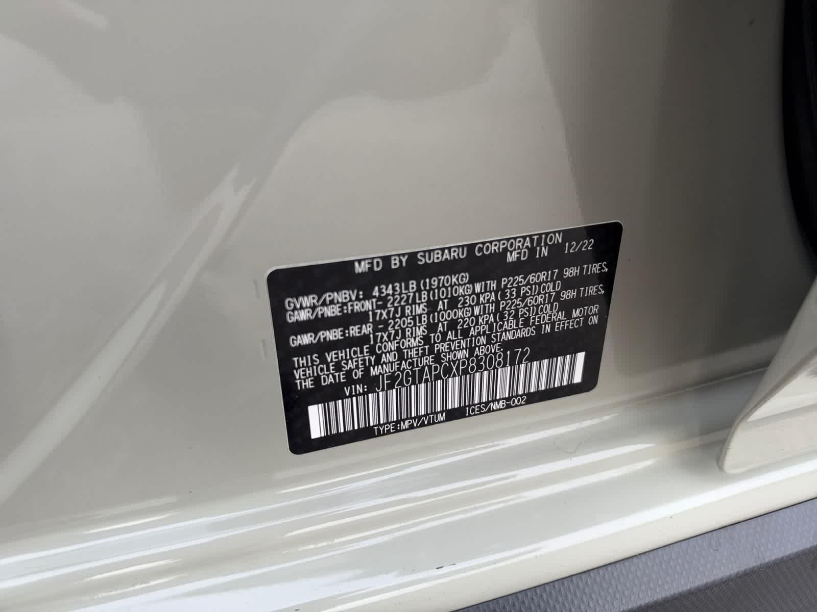 2023 Subaru Crosstrek Premium