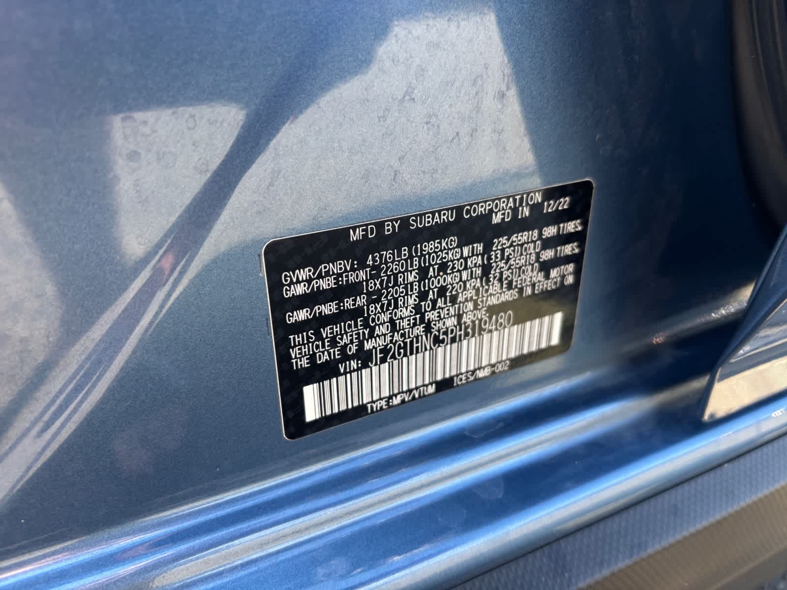 2023 Subaru Crosstrek Limited