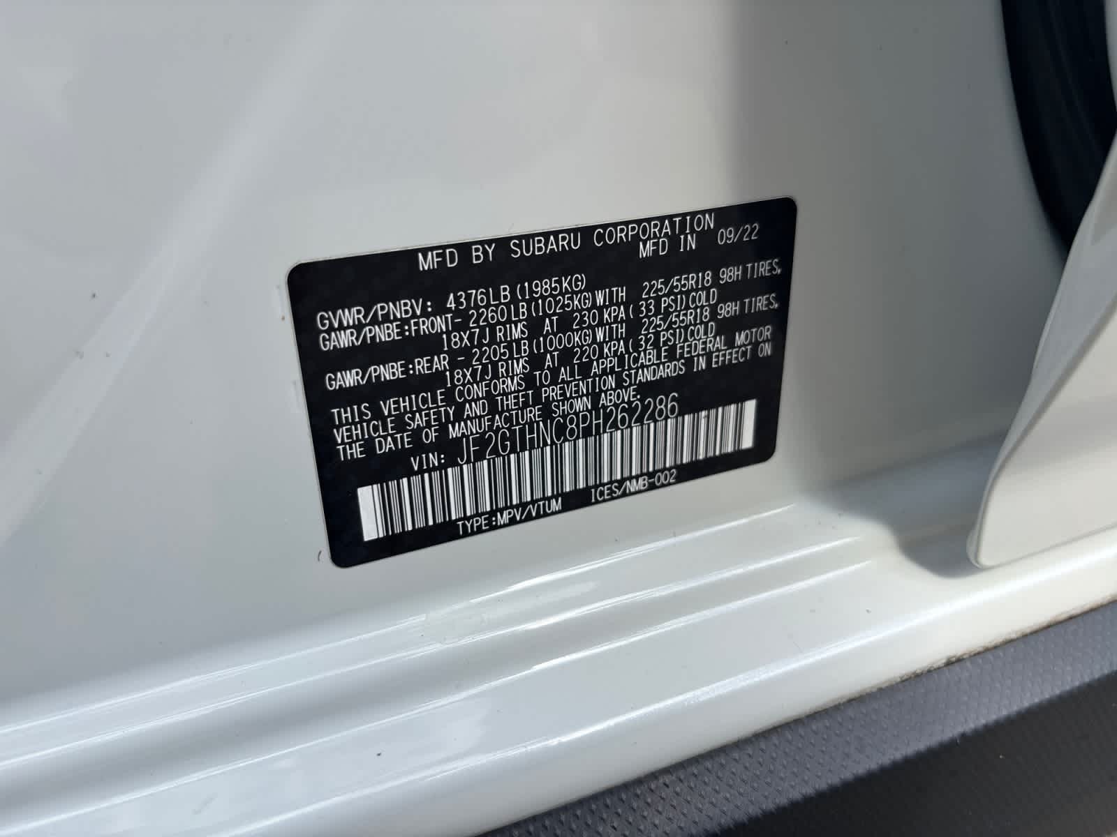 2023 Subaru Crosstrek Limited