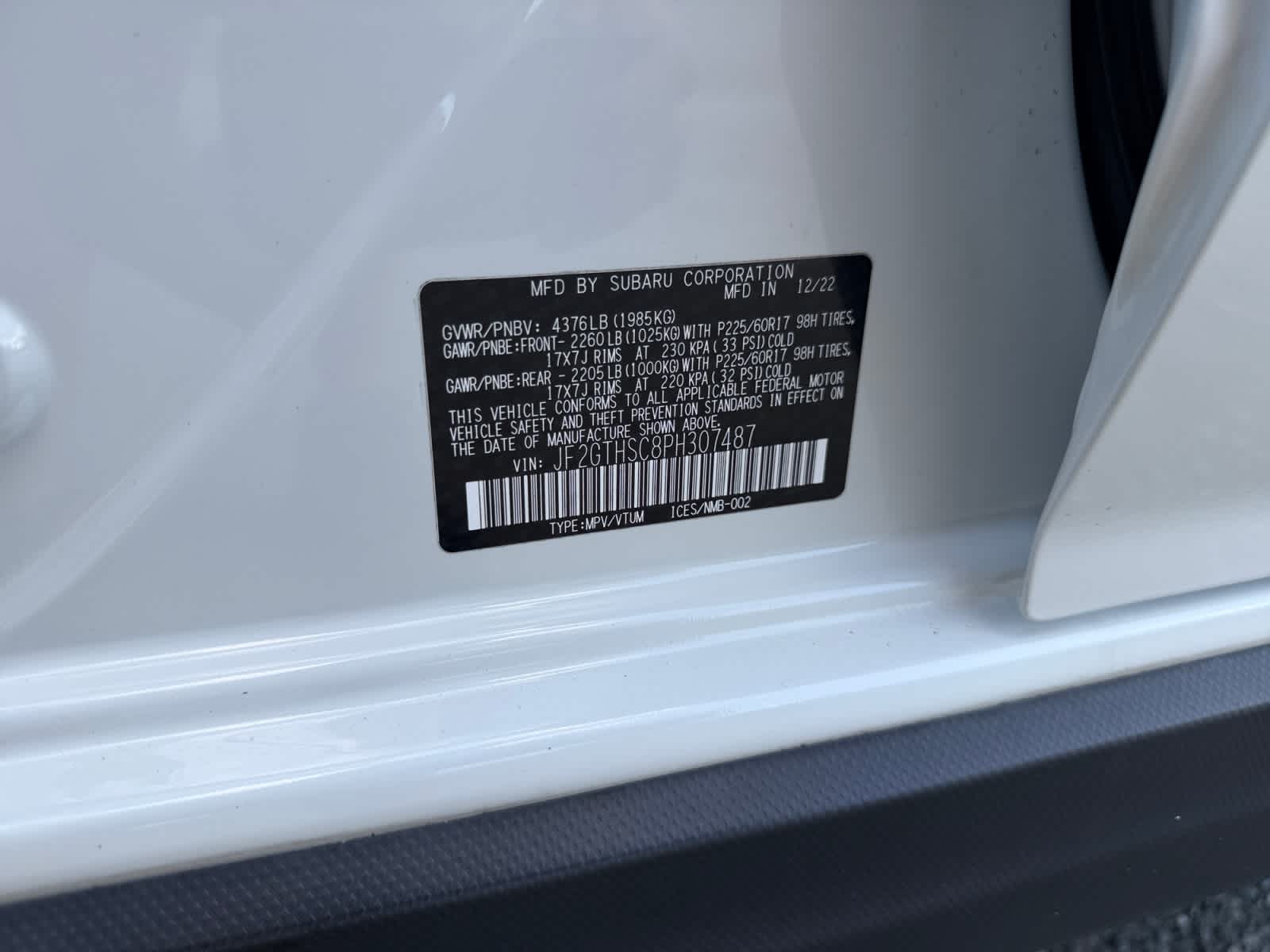 2023 Subaru Crosstrek Sport