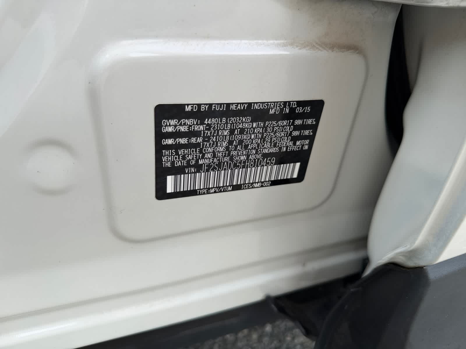 2015 Subaru Forester 2.5i Premium