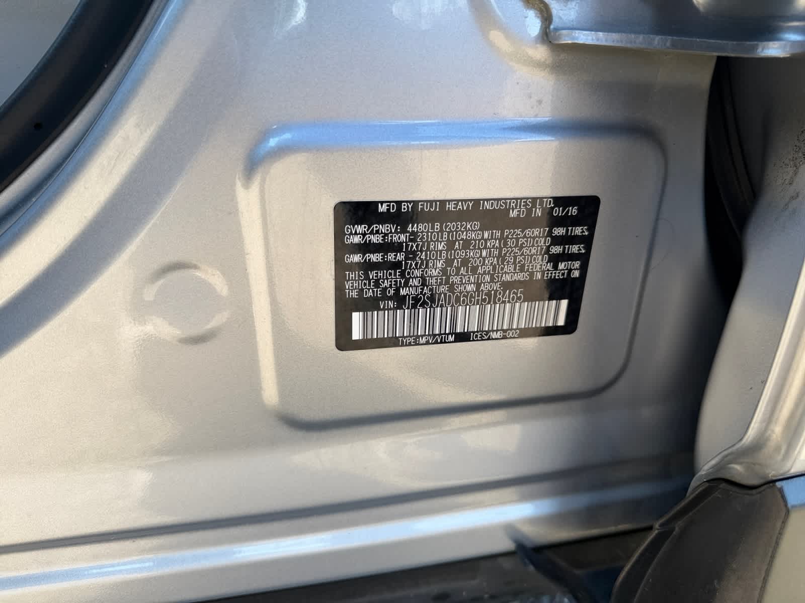 2016 Subaru Forester 2.5i Premium