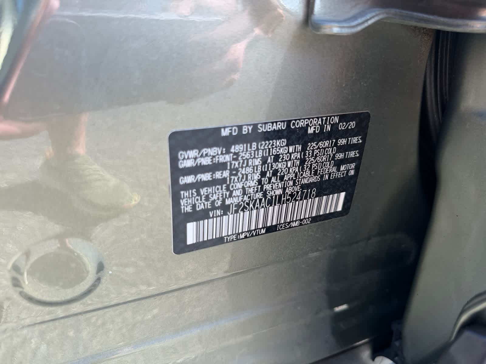 2020 Subaru Forester CVT