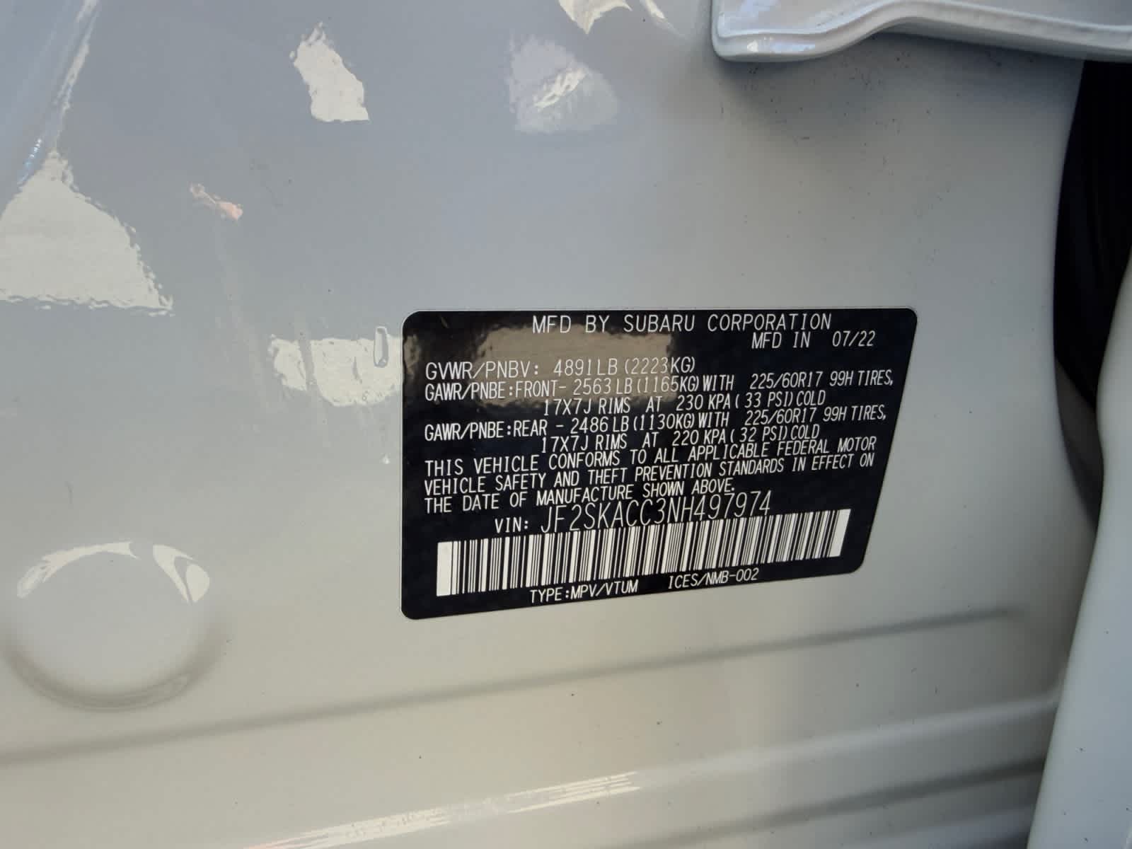 2022 Subaru Forester CVT