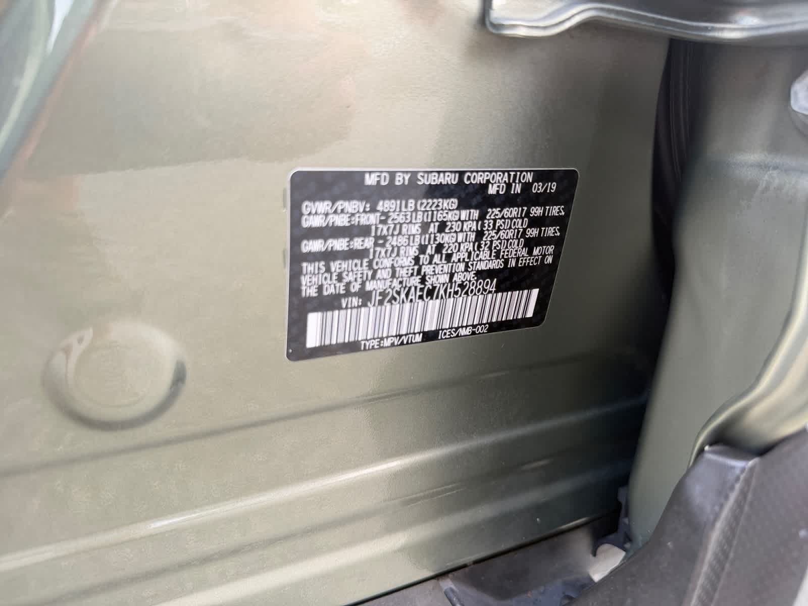 2019 Subaru Forester Premium