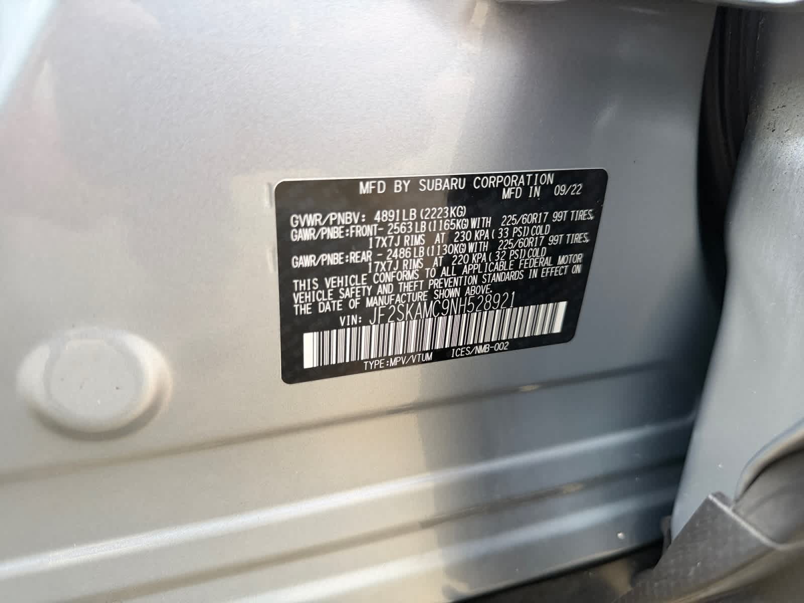 2022 Subaru Forester Wilderness