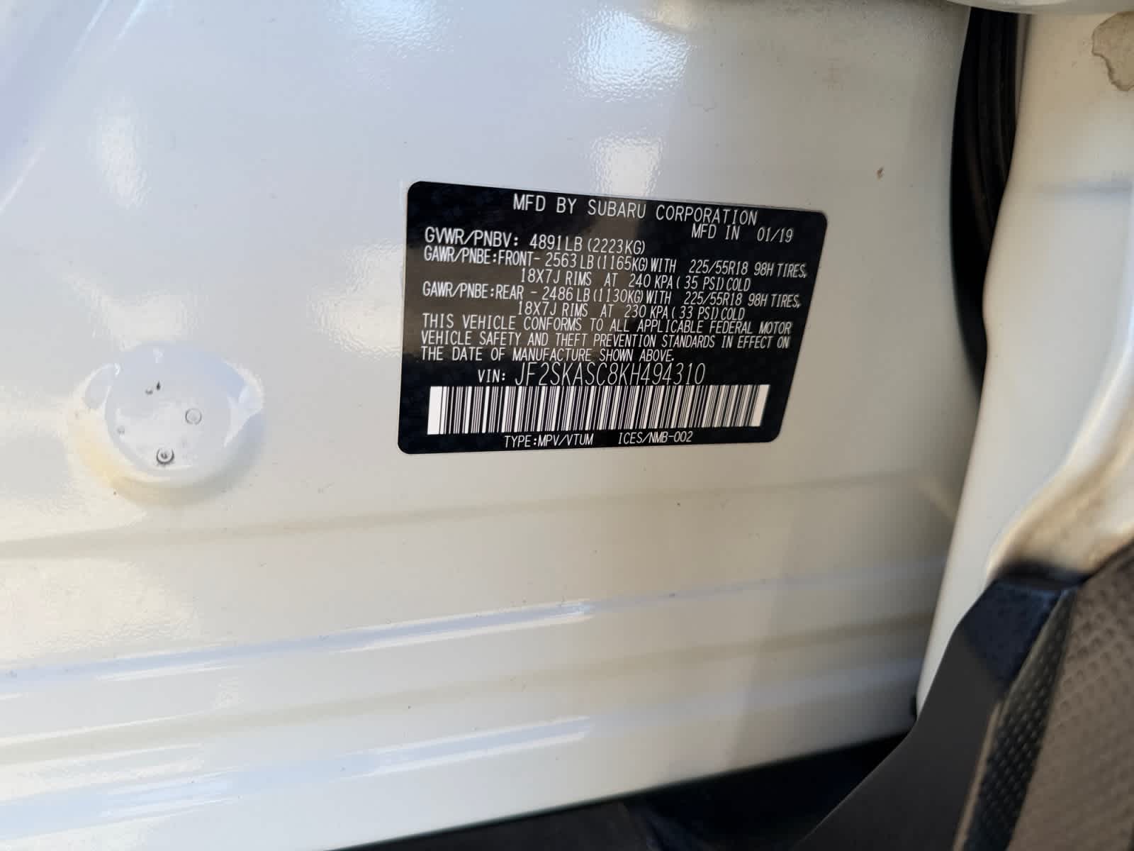 2019 Subaru Forester Limited