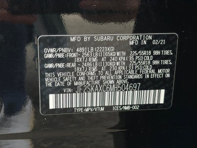 2021 Subaru Forester Touring
