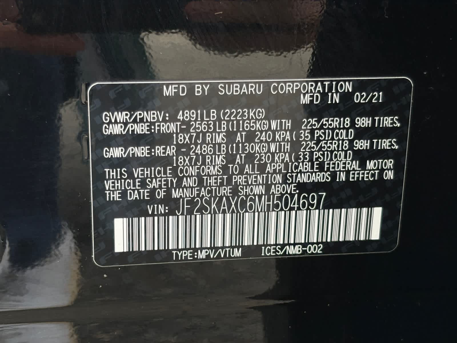2021 Subaru Forester Touring