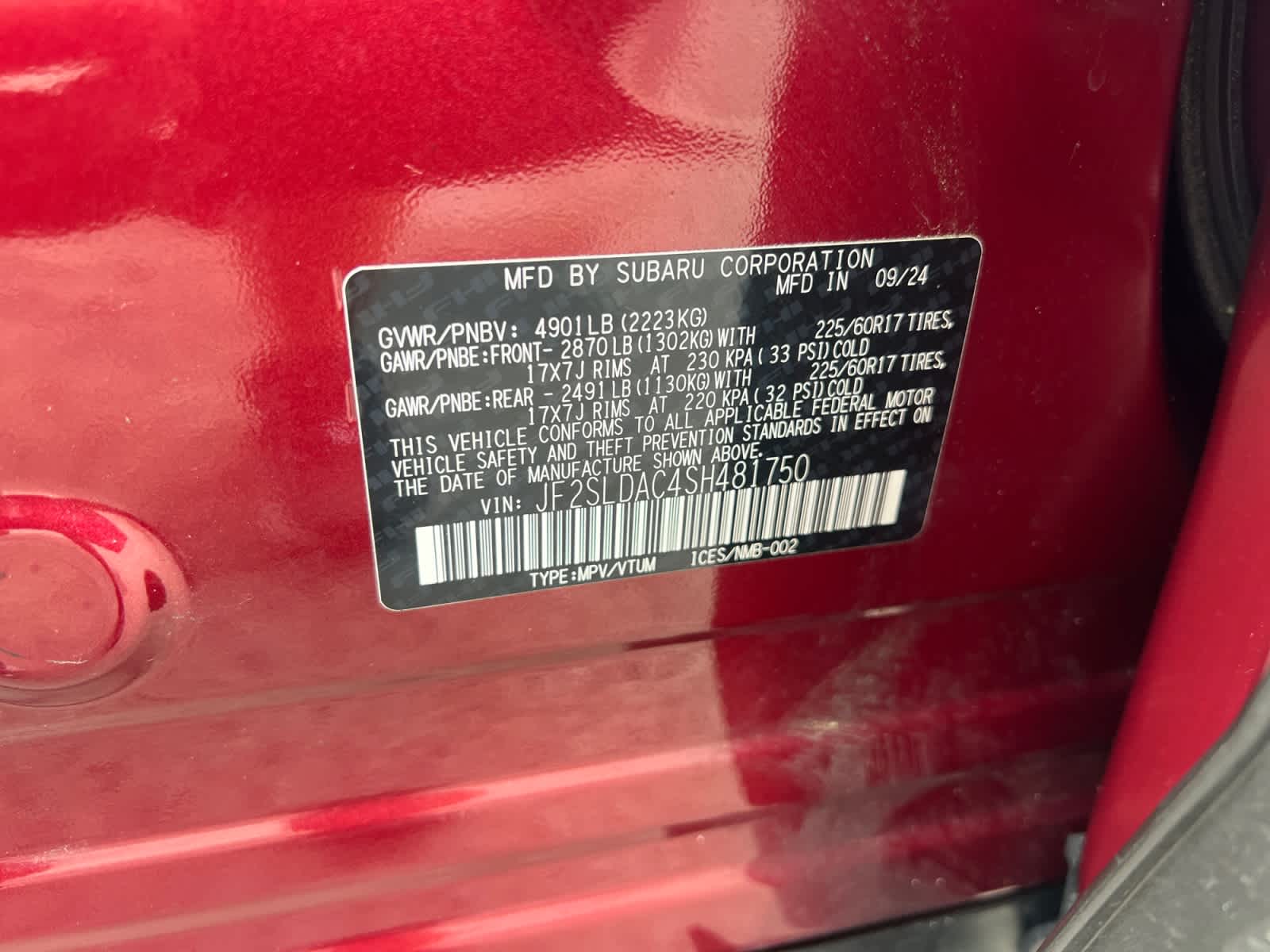 2025 Subaru Forester AWD