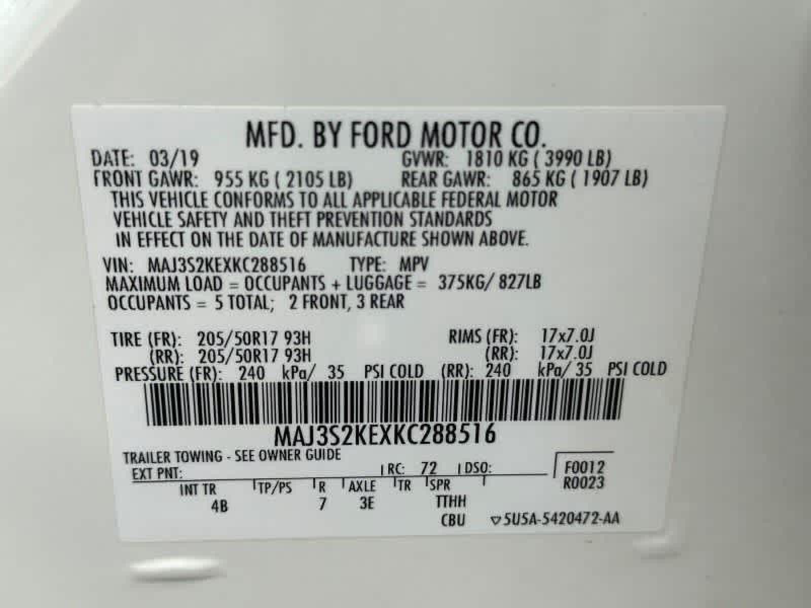 2019 Ford EcoSport Titanium